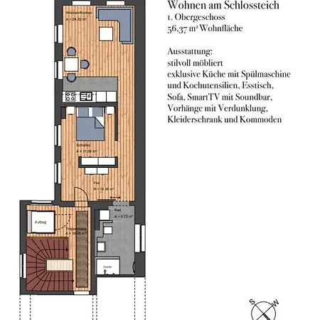 Wohnen Am Schlossplatz Oldenburg Room photo